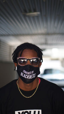 THE POWERED BY BLACKNESS MASK